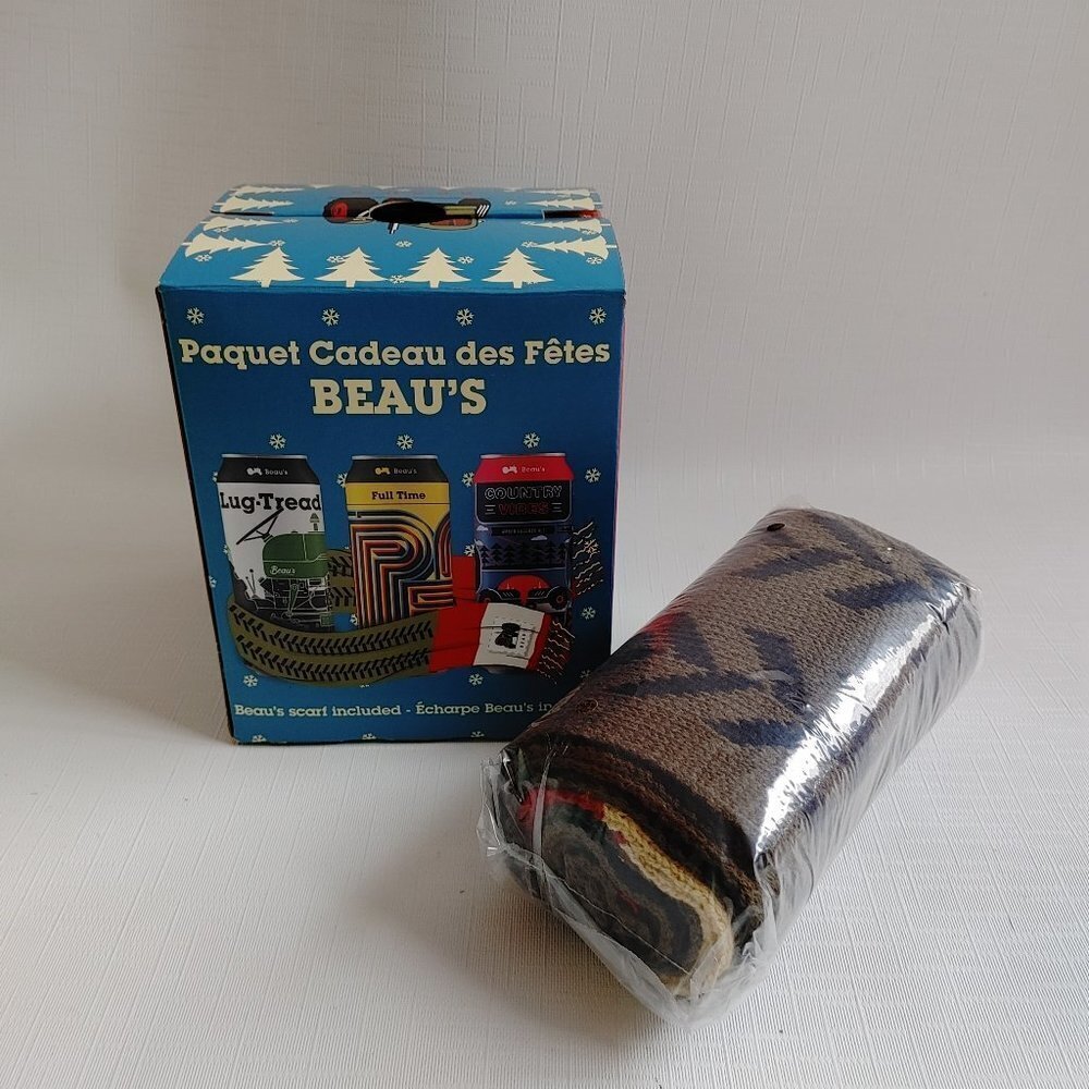 Beaus Brewery Vankleek Hill Winter Scarf Lug Tread Pattern Beau's Brewer…